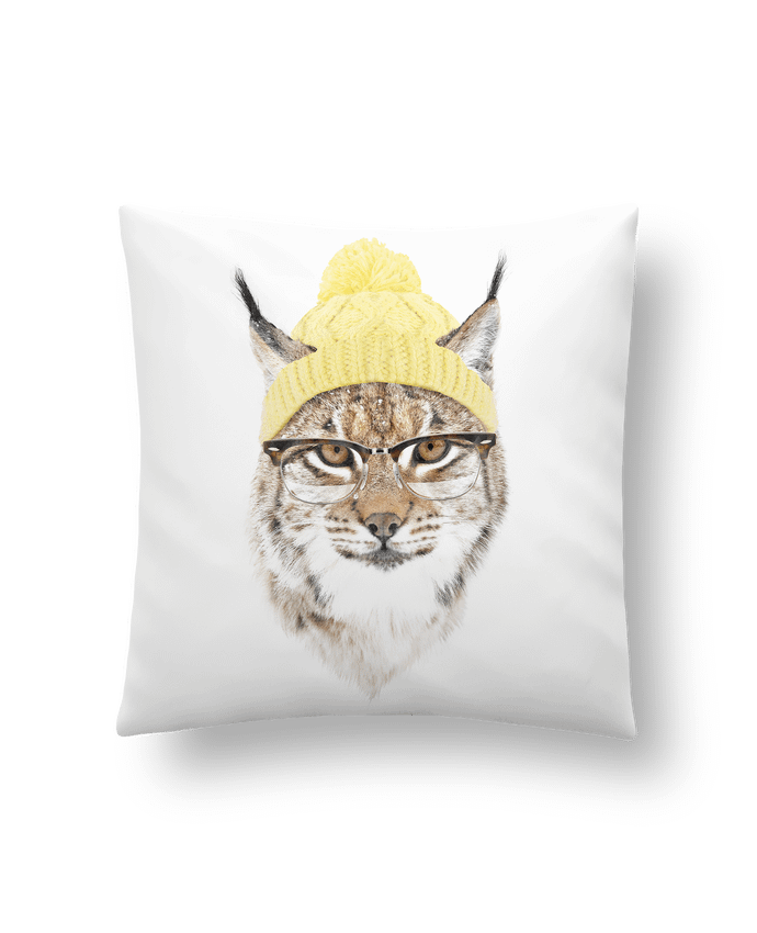 Cushion synthetic soft 45 x 45 cm It's pretty cold outside 2 by robertfarkas