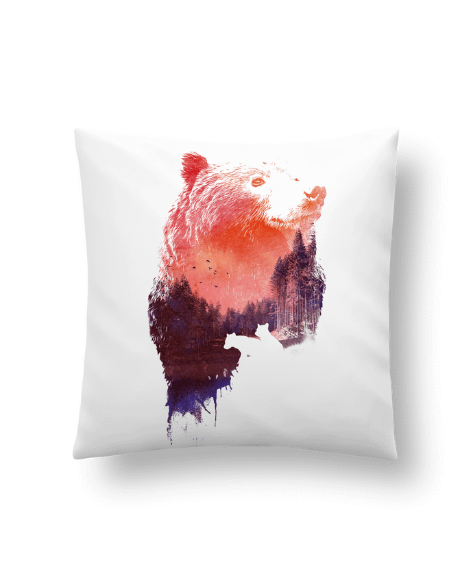 Cushion synthetic soft 45 x 45 cm Love forever by robertfarkas