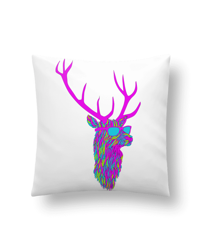 Cushion synthetic soft 45 x 45 cm Party deer by robertfarkas
