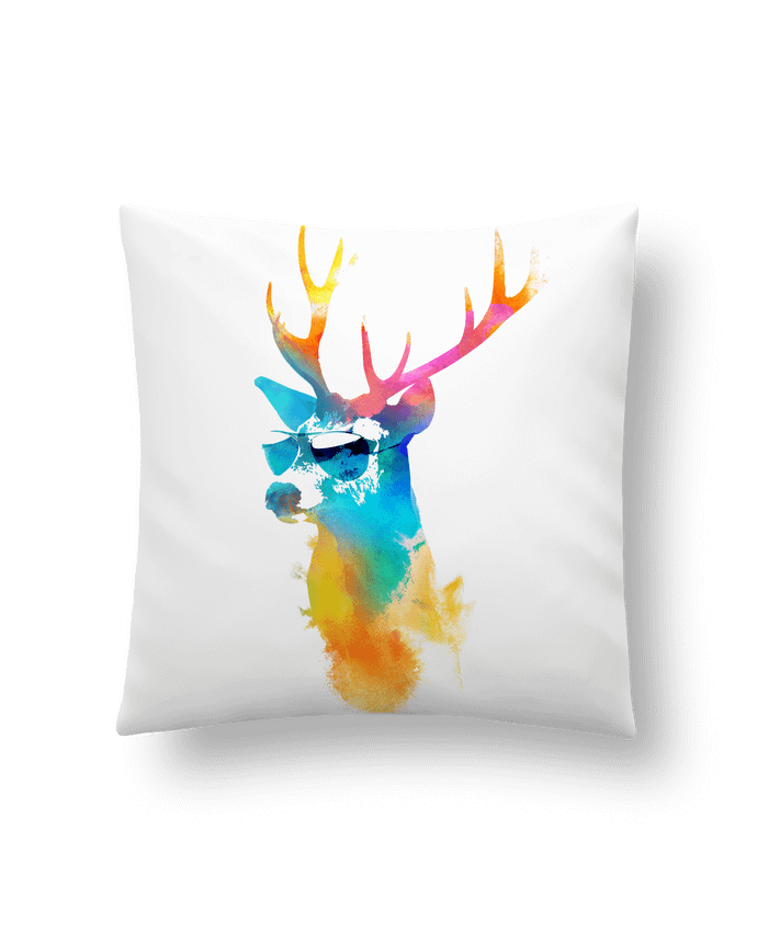 Cushion synthetic soft 45 x 45 cm Sunny stag by robertfarkas