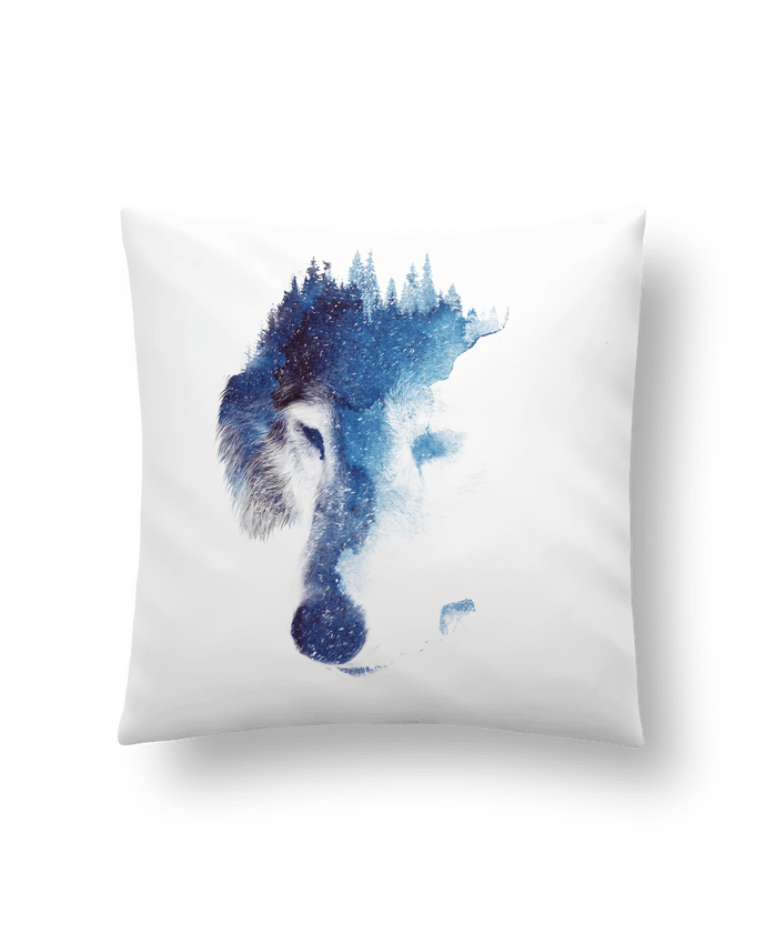 Cushion synthetic soft 45 x 45 cm Through many storms by robertfarkas