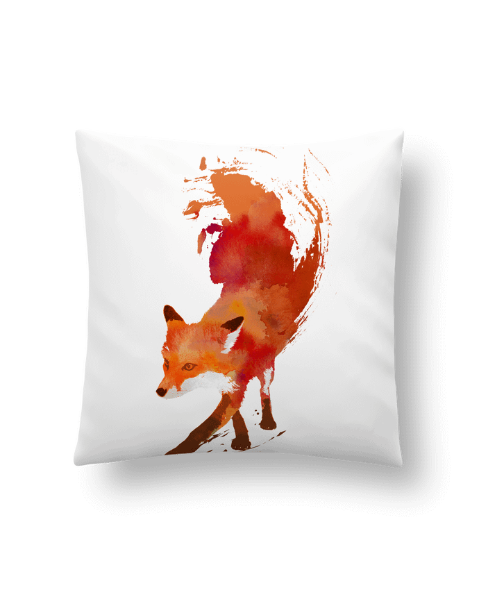 Cushion synthetic soft 45 x 45 cm Vulpes vulpes by robertfarkas