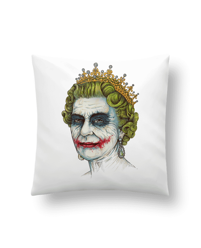 Cushion synthetic soft 45 x 45 cm God sav the vilain by Enkel Dika