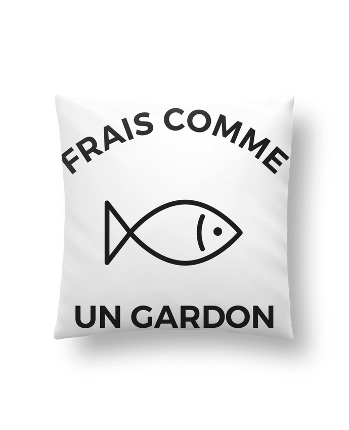 Cushion synthetic soft 45 x 45 cm Frais comme un gardon by Ruuud