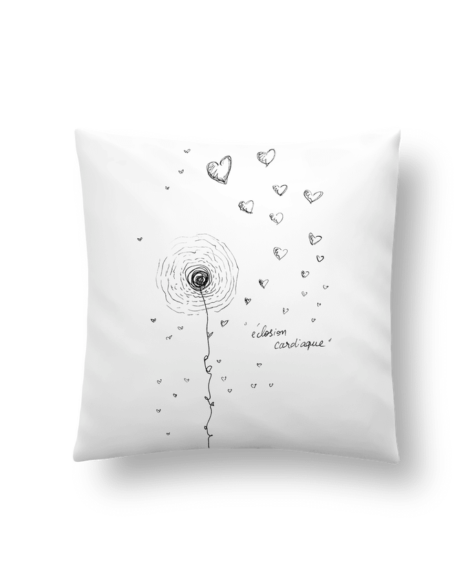 Cushion synthetic soft 45 x 45 cm Eclosion_TIFF by Les Objets De Mika
