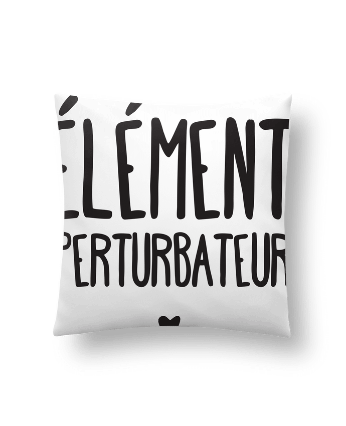 Cushion synthetic soft 45 x 45 cm Elément perturbateur by tunetoo