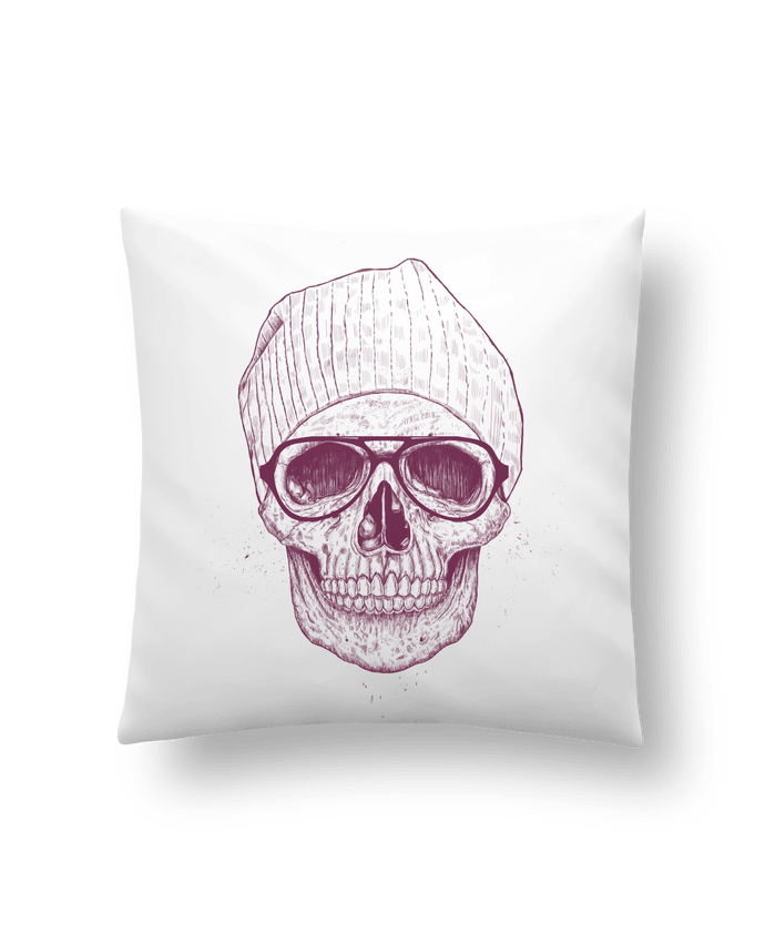 Cushion synthetic soft 45 x 45 cm Cool Skull by Balàzs Solti