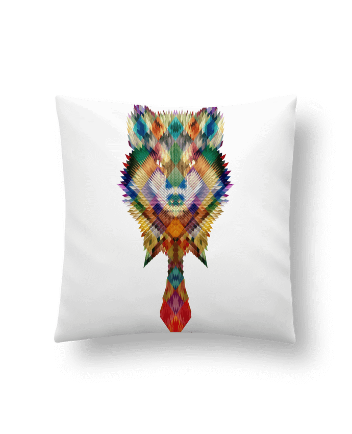 Cushion synthetic soft 45 x 45 cm Corporate wolf by ali_gulec