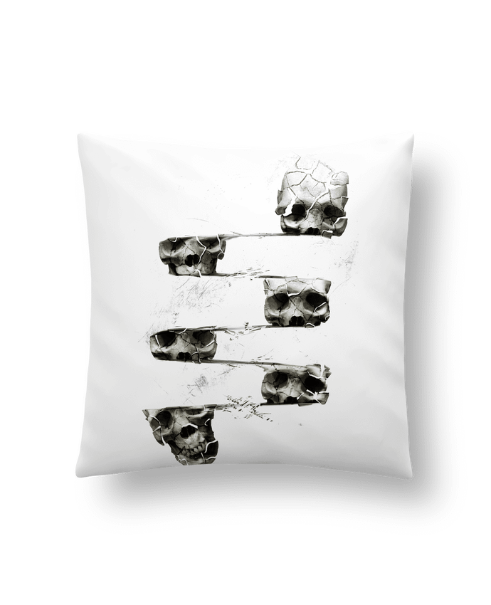 Cushion synthetic soft 45 x 45 cm Skull 3 by ali_gulec