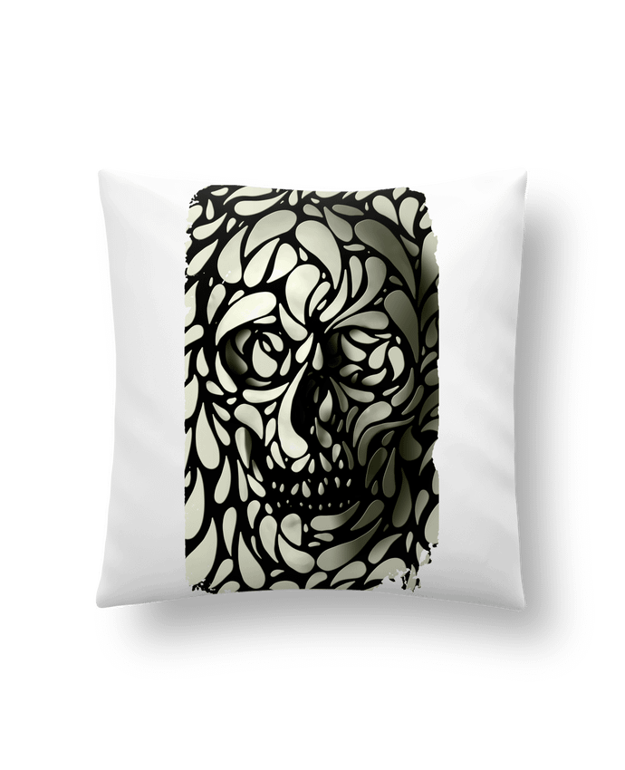Cushion synthetic soft 45 x 45 cm Skull 4 by ali_gulec