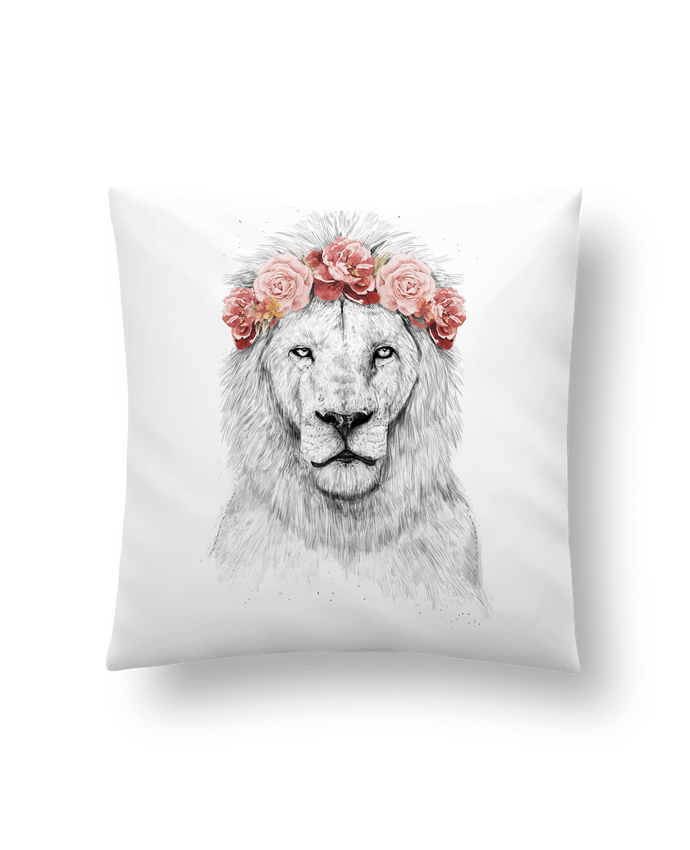 Cushion synthetic soft 45 x 45 cm Festival Lion by Balàzs Solti