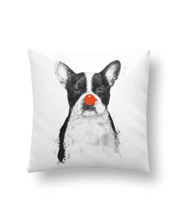 Cushion synthetic soft 45 x 45 cm IM not your Clown by Balàzs Solti