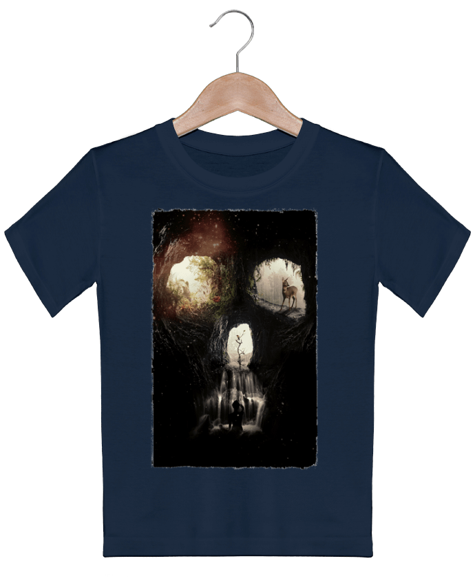 T-shirt garçon motif Cave skull ali_gulec