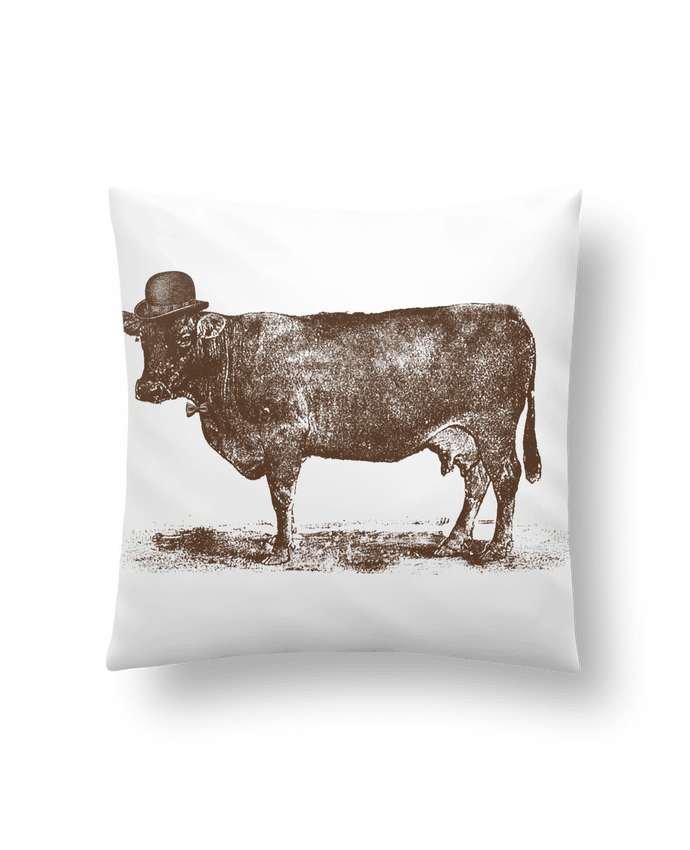 Cushion synthetic soft 45 x 45 cm Cow Cow Nut by Florent Bodart