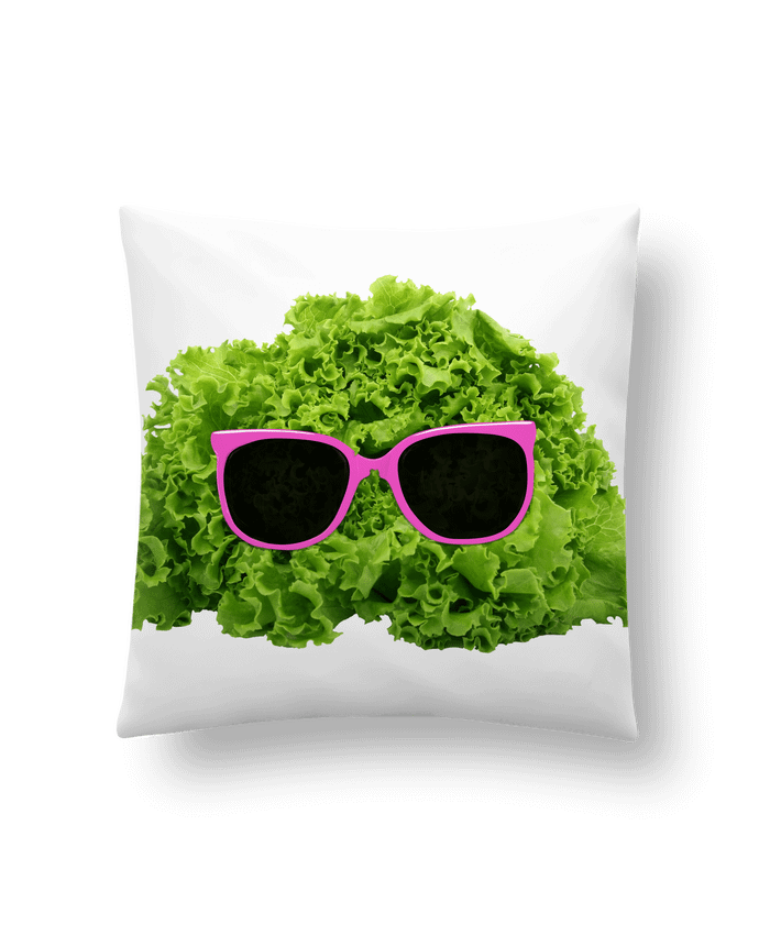 Cushion synthetic soft 45 x 45 cm Mr Salad by Florent Bodart