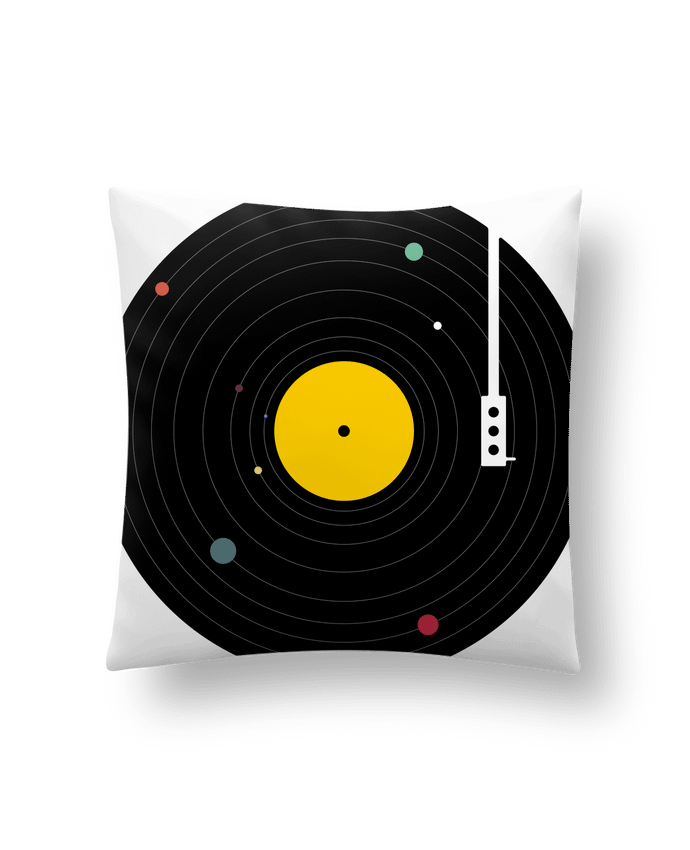 Cushion synthetic soft 45 x 45 cm Music Everywhere by Florent Bodart