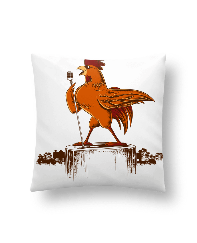 Cushion synthetic soft 45 x 45 cm Morning Concert by flyingmouse365