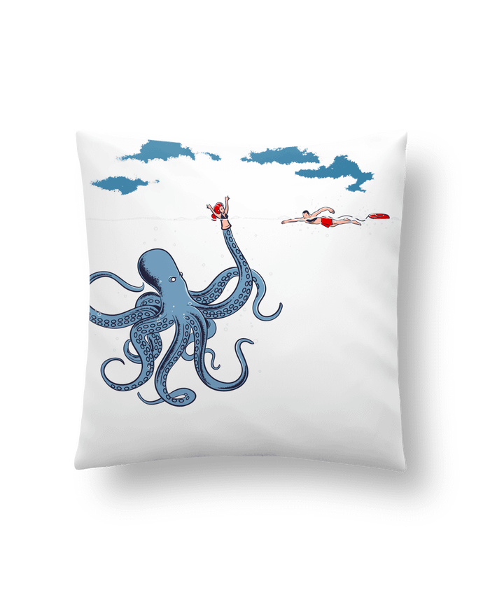 Cushion synthetic soft 45 x 45 cm Octo Trap by flyingmouse365