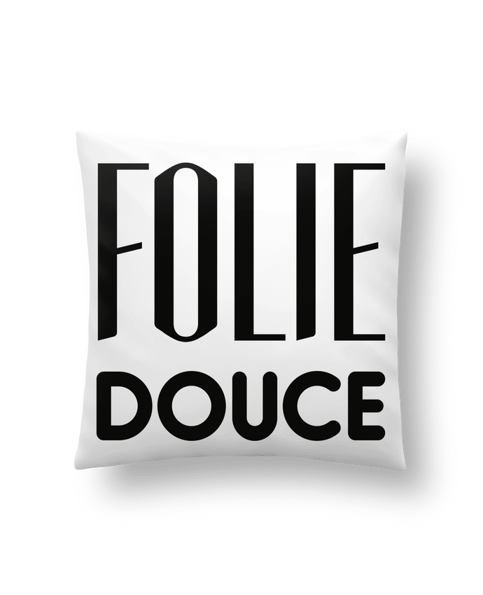 Cushion synthetic soft 45 x 45 cm Folie douce by tunetoo