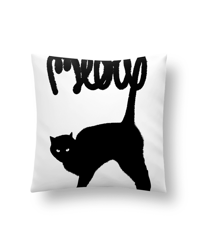 Coussin Meow par Florent Bodart