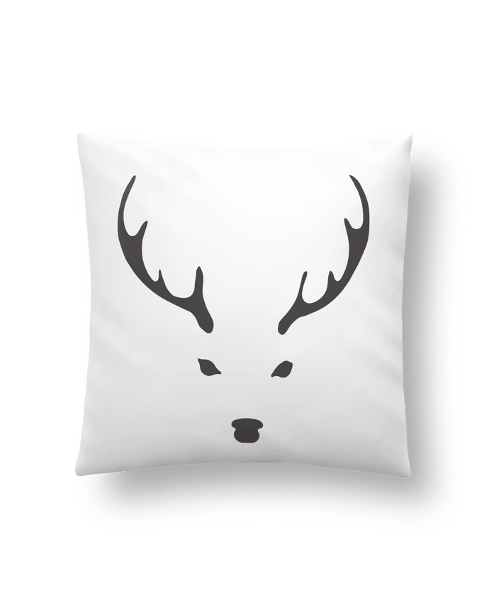 Cushion synthetic soft 45 x 45 cm WHITE DEER by Morozinka