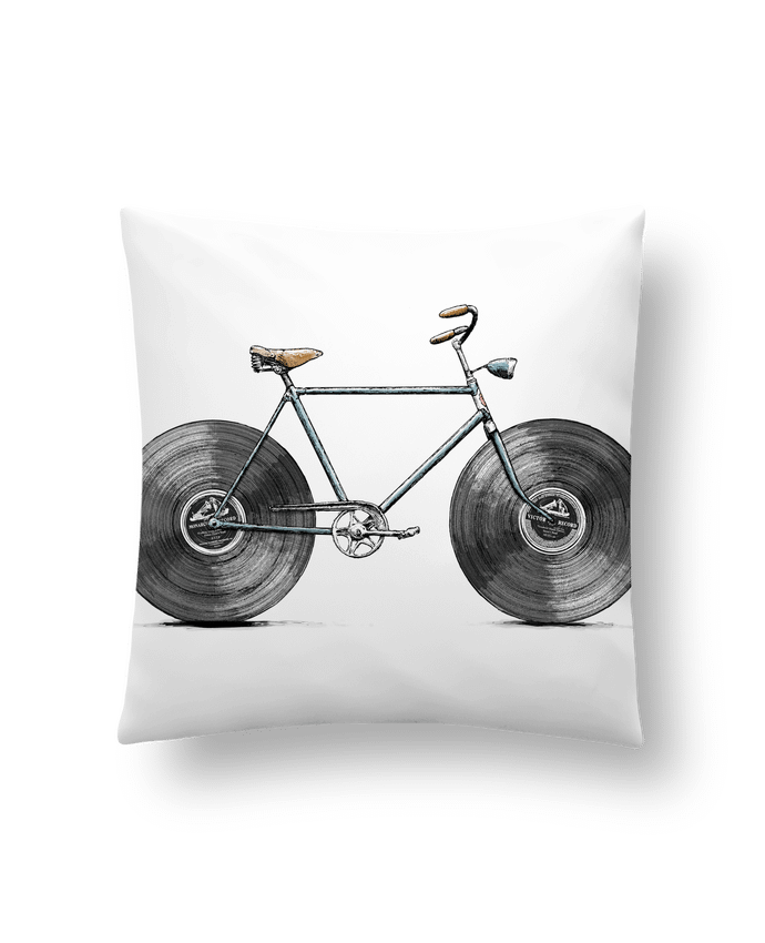 Cushion synthetic soft 45 x 45 cm Velophone by Florent Bodart