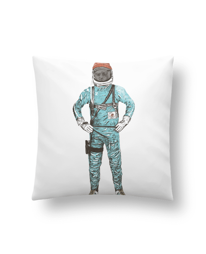 Cushion synthetic soft 45 x 45 cm Zissou in space by Florent Bodart