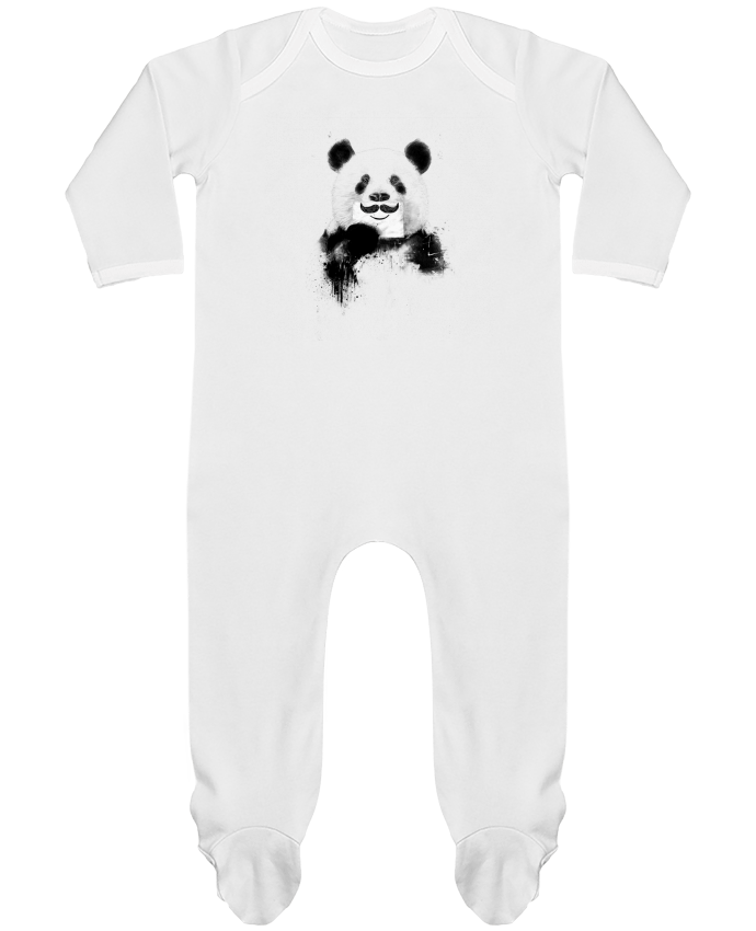 Baby Sleeper long sleeves Contrast Funny Panda Balàzs Solti by Balàzs Solti