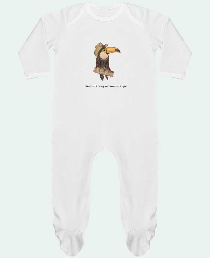 Baby Sleeper long sleeves Contrast TOUCAN by La Paloma