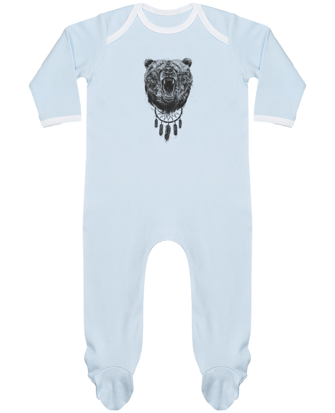 Body Pyjama Bébé Angry bear with antlers par Balàzs Solti