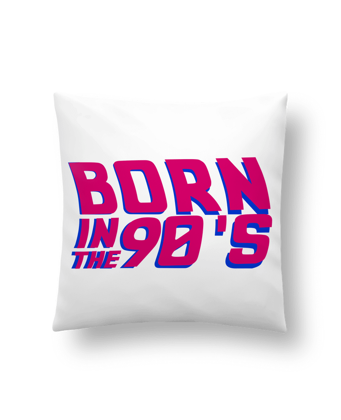 Coussin Born in the 90's par tunetoo