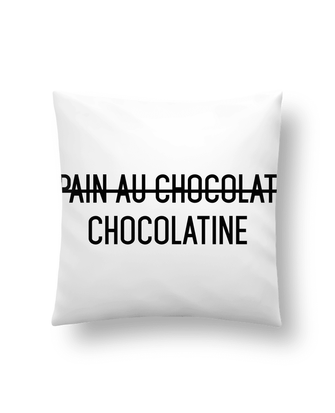 Cushion synthetic soft 45 x 45 cm Chocolatine by tunetoo