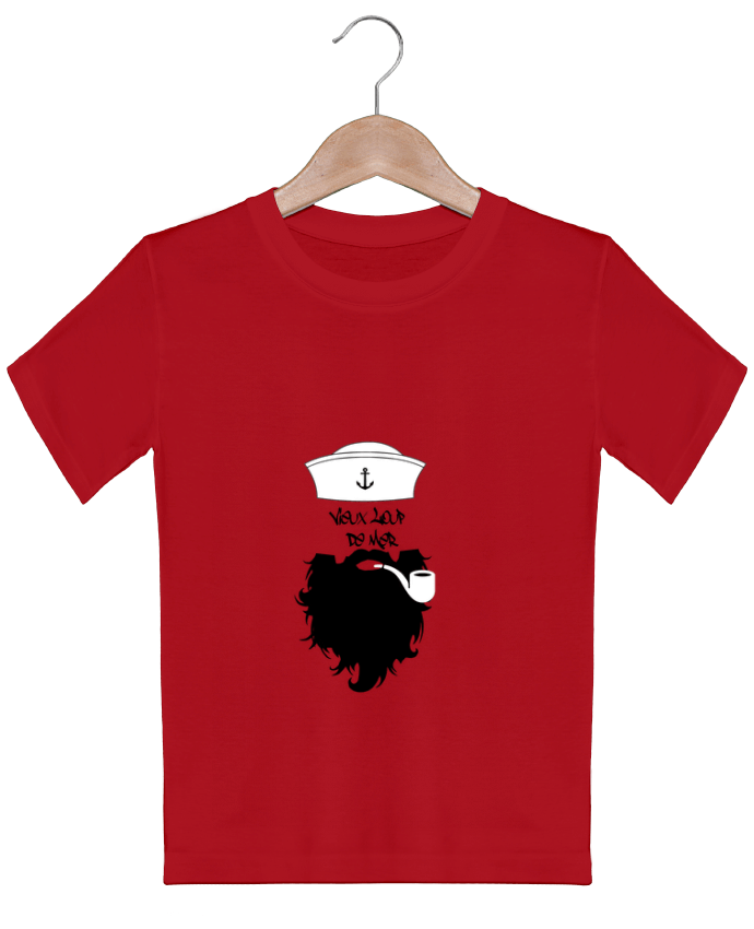 T-shirt garçon motif Vieux Loup de Mer Ikare