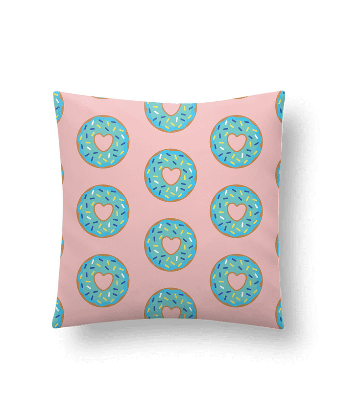 Cushion synthetic soft 45 x 45 cm Donut coeur by tunetoo