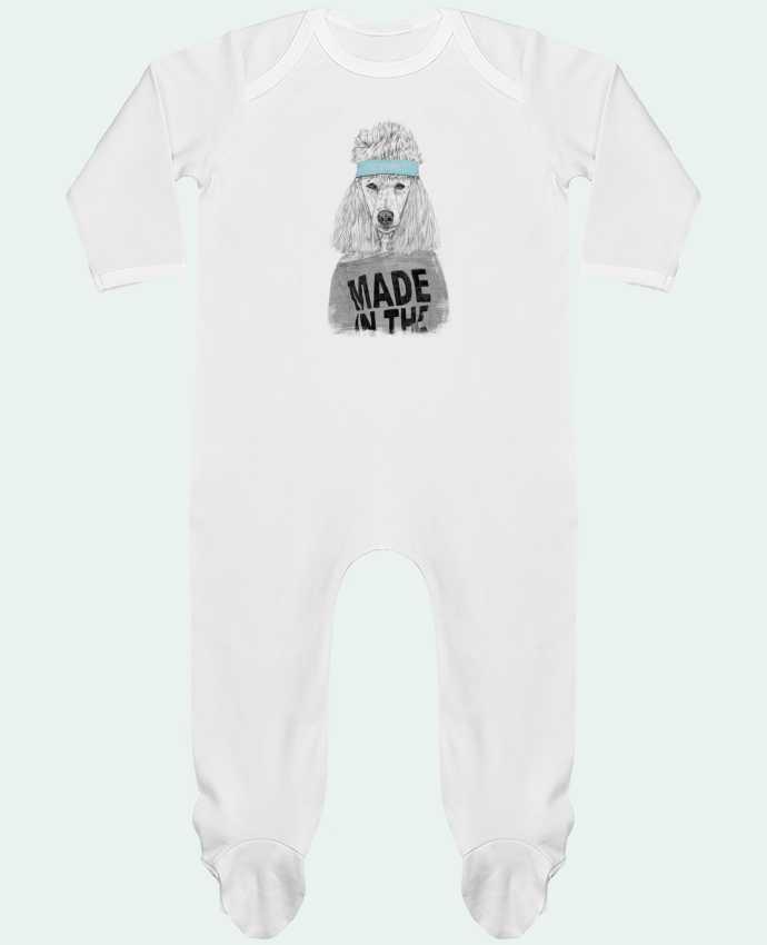 Baby Sleeper long sleeves Contrast 80's bitch by Balàzs Solti