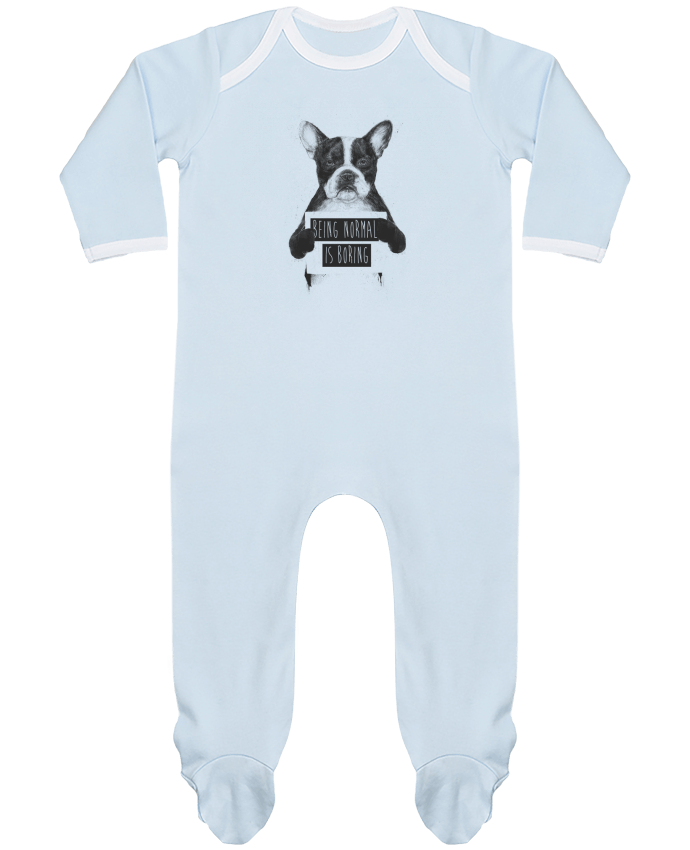 Body Pyjama Bébé Being normal is boring par Balàzs Solti