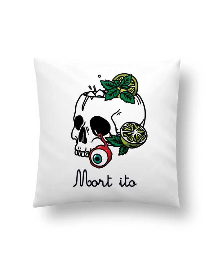 Cushion synthetic soft 45 x 45 cm Mort ito by tattooanshort