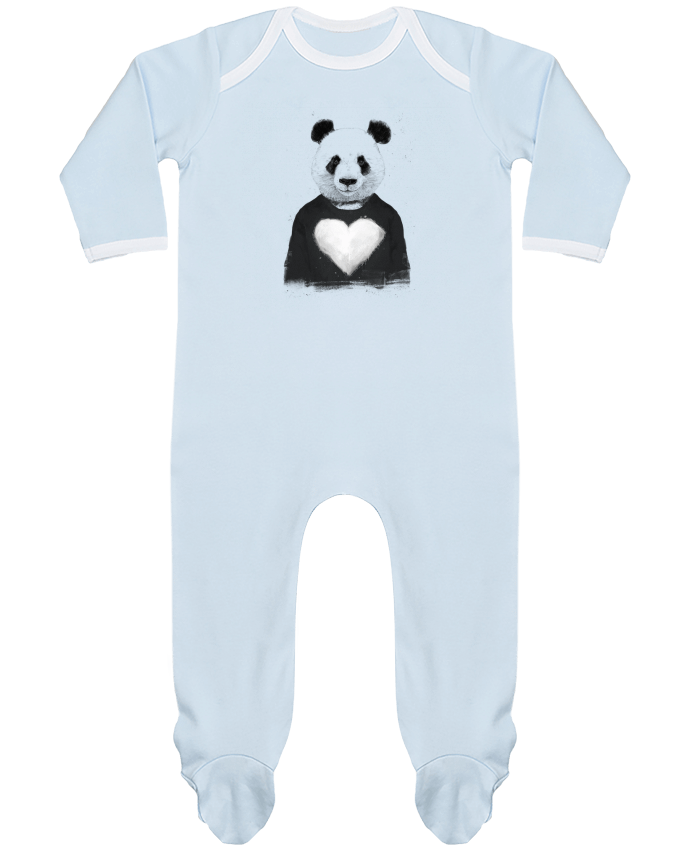 Pijama Bebé Manga Larga Contraste lovely_panda por Balàzs Solti