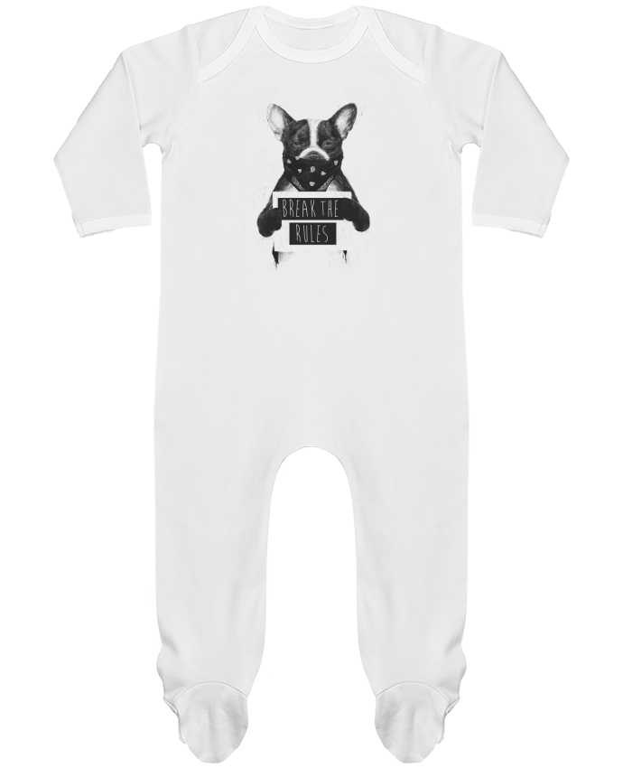 Baby Sleeper long sleeves Contrast rebel_dog by Balàzs Solti