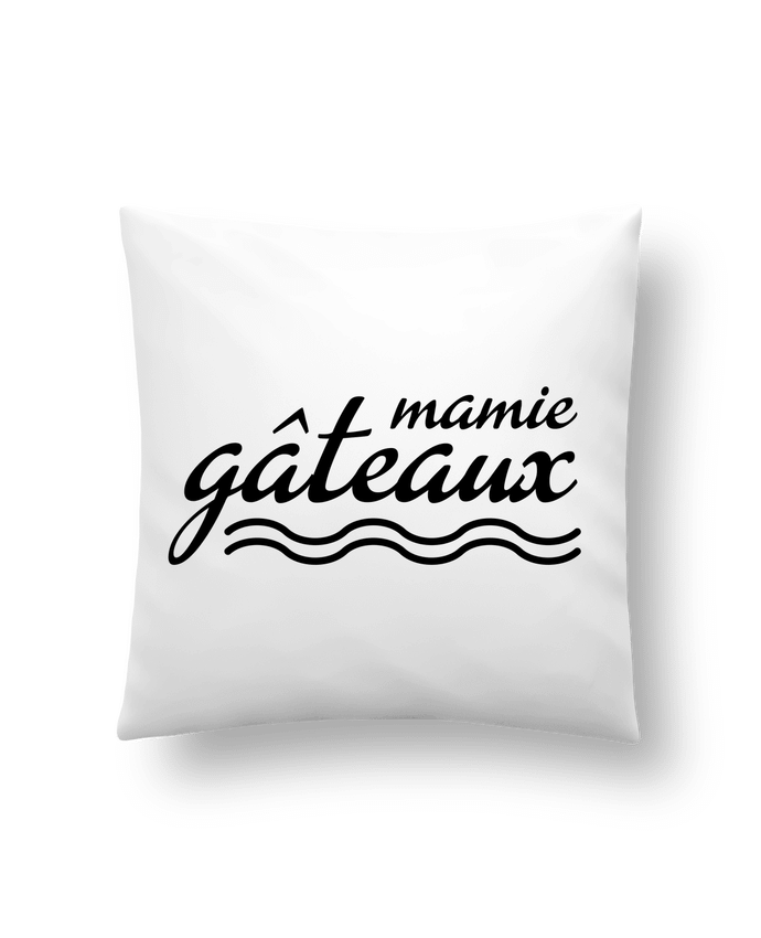 Cushion synthetic soft 45 x 45 cm Mamie gâteaux by tunetoo