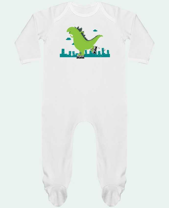 Baby Sleeper long sleeves Contrast Roller Skating by flyingmouse365