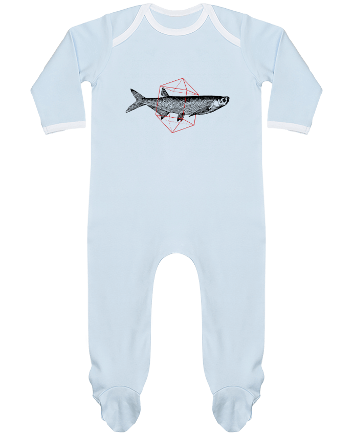 Body Pyjama Bébé Fish in geometrics par Florent Bodart