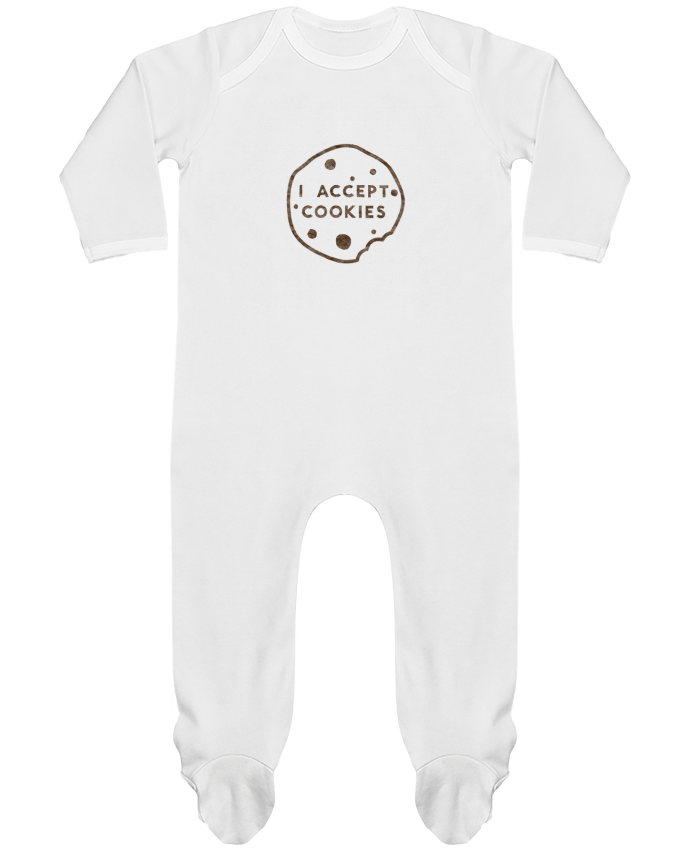 Baby Sleeper long sleeves Contrast I accept cookies by Florent Bodart