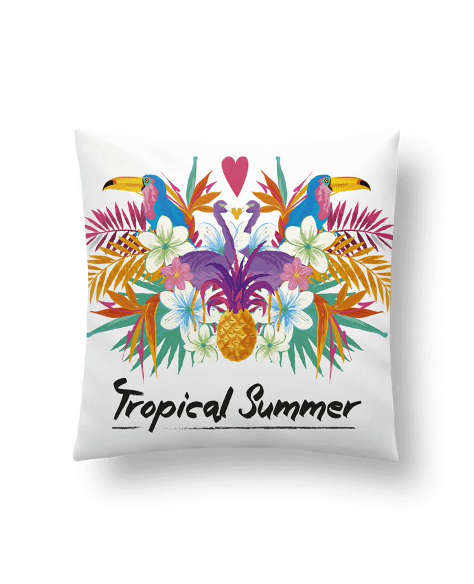 Cushion synthetic soft 45 x 45 cm Tropical Summer by IDÉ'IN