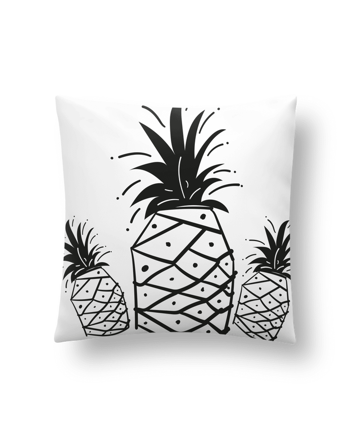 Cushion synthetic soft 45 x 45 cm CRAZY PINEAPPLE by IDÉ'IN