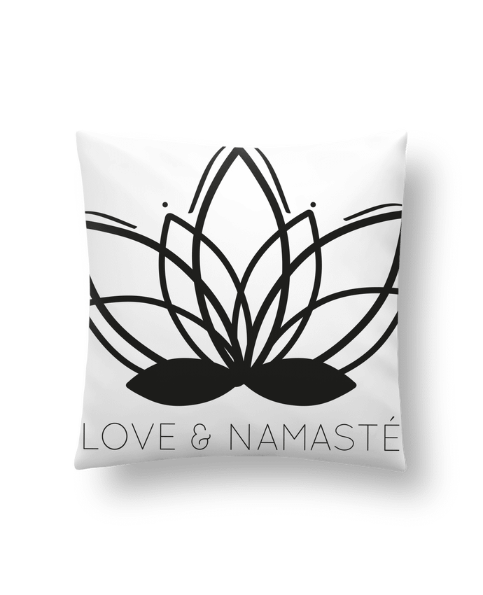 Cushion synthetic soft 45 x 45 cm Love & Namasté by IDÉ'IN