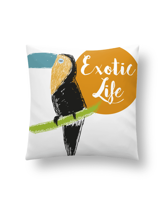 Cushion synthetic soft 45 x 45 cm TOUCAN by IDÉ'IN