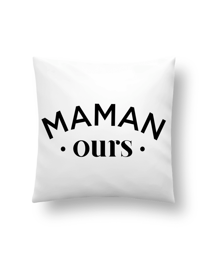 Cushion synthetic soft 45 x 45 cm Maman ours by tunetoo