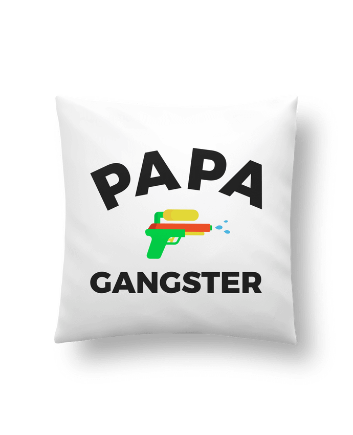 Cushion synthetic soft 45 x 45 cm Papa Ganster by Ruuud