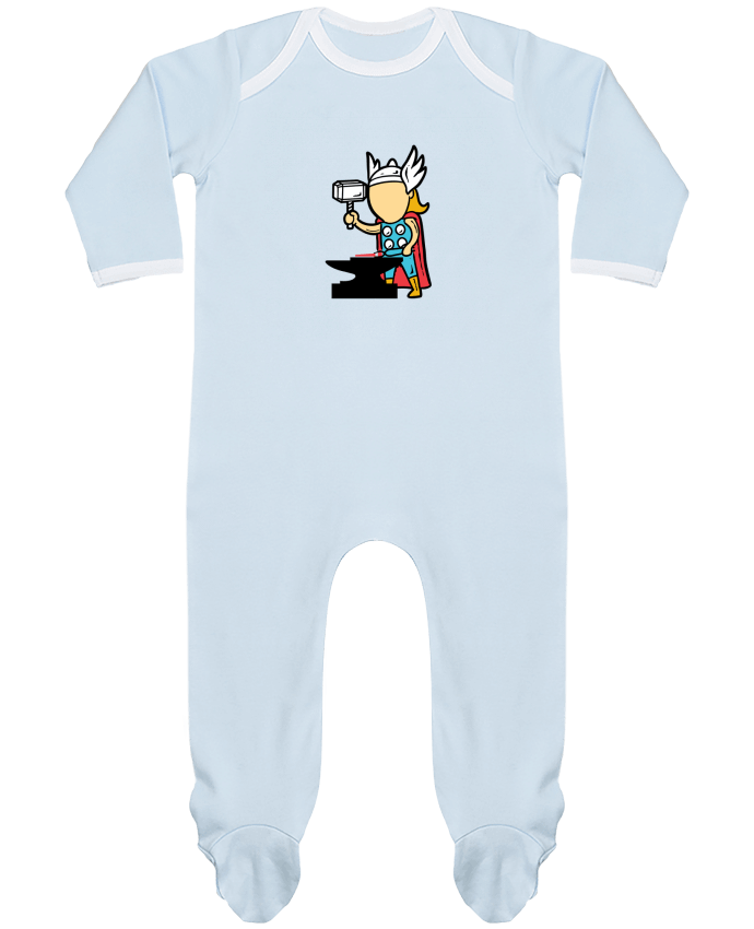 Pijama Bebé Manga Larga Contraste Metal Factory por flyingmouse365